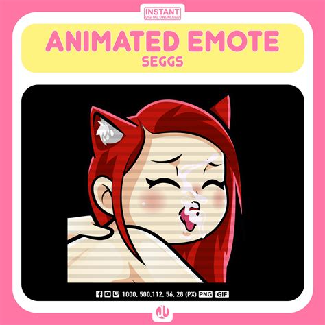 Playful Flirty Animated Emote | Fun & Expressive GIF for Twitch and ...