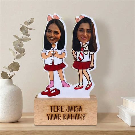 Buy Photo Personalized School Friends Acrylic Caricature Cutout Online ...
