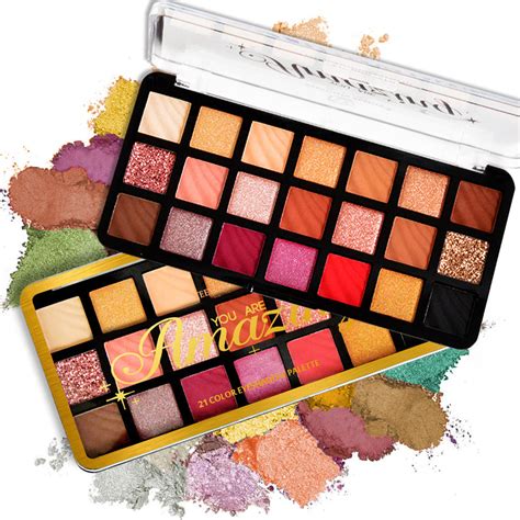 Imported 21 Color Eyeshadow Palette, Highly Pigmented, Long-Lasting, M ...