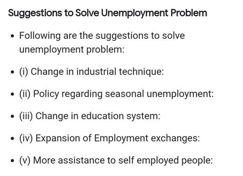measures to overcome unemployment problem in nepal at least 10 points ...