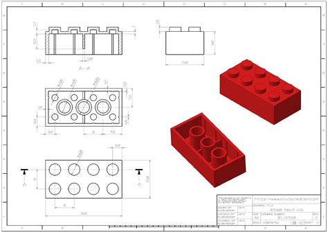 Lego Brick Exact Dimensions at Ila Salvador blog