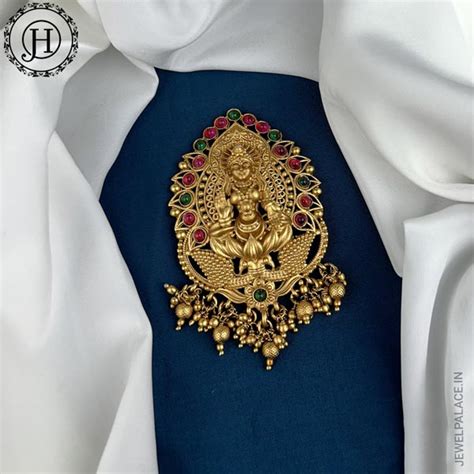 Traditional Gold Plated Temple Jadai Billai JH5805 – Jewel Palace