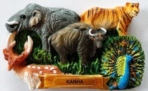 Temple Trees TEMPLE TREES KANHA WILDLIFE COLLAGE FRIDGE MAGNET Fridge ...