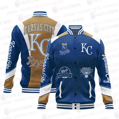 Kansas City Royals American League Baseball Varsity Jacket SH - Sports ...