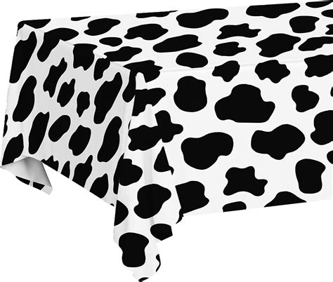 Buy Cow Print Party Tablecloth 3pcs, Farm Animal Theme Barnyard Party ...