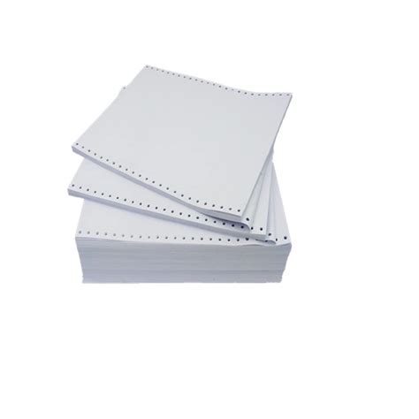 Dot Matrix Printer Paper 15"x12",1 Part 1000 Continuous Sheets 60 GSM ...