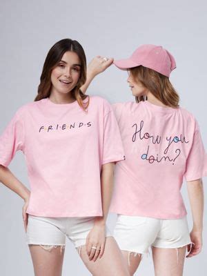 Buy The Souled Store How You Doin Cotton Women Oversized T-Shirt Online