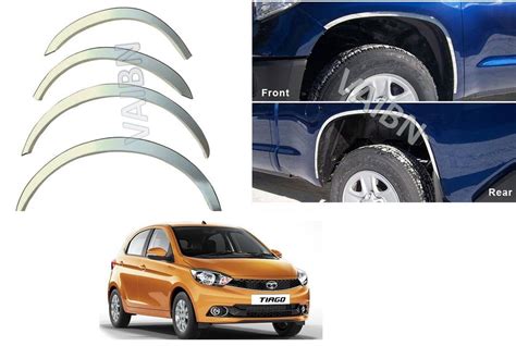 VAIBN Wheel Arches Fender Trim Wheel Arch Tuning Chrome Set of PCS ...