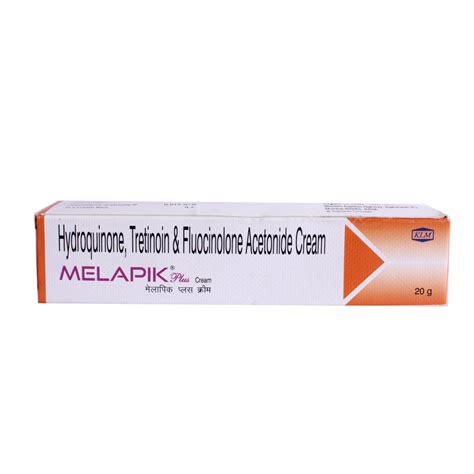 Melapik Plus Cream 20 gm Price, Uses, Side Effects, Composition ...