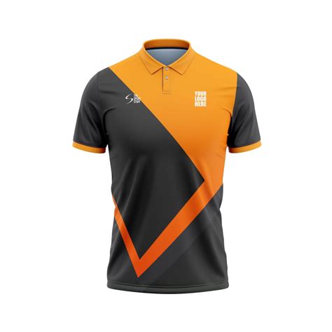 Grey Orange Custom Cricket Jersey Design | Customized Jerseys Online ...