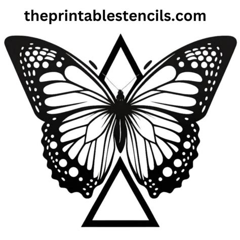 60+ Free Printable Butterfly Stencils, Silhouettes and Templates