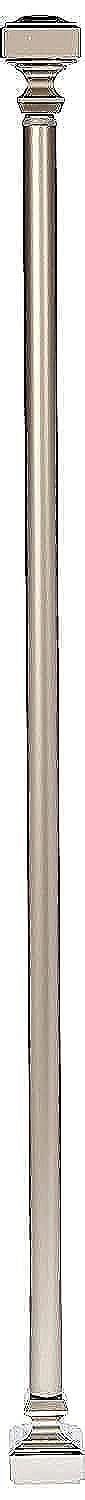 Buy amazon basics 1' Solid Curtain Rod With Square Ends, 36' To 72 ...