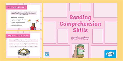 Reading Comprehension Skills: Evaluating PowerPoint (Year 5-6)