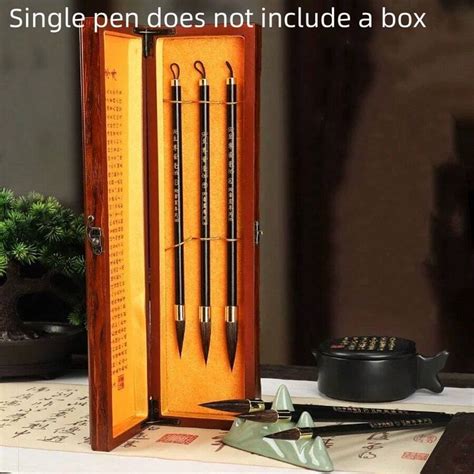 Juego de caligrafía genuino con pinceles púrpura puros grandes ...