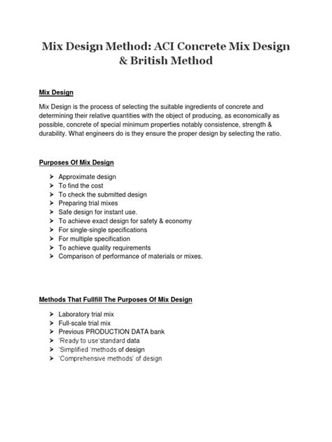 Mix Design Calculation 的图像结果