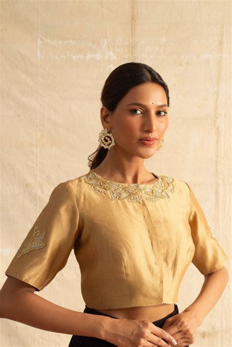 Shalimar Cropped Blouse – Neitri Banarasi