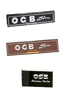 Buy Rangbaaz Enterprises™ King Size Rolling Paper 2 Brown OCB + 2 Black ...