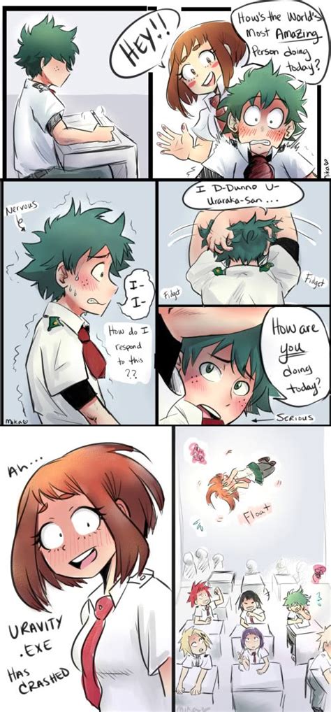 Deku Has 2 HP, Ochako Has 1 HP | My Hero Academia | Image hilarante ...