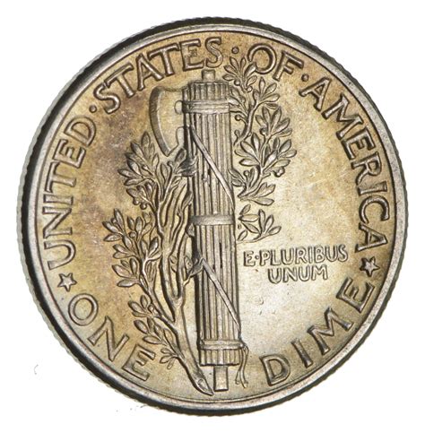 Ch AU/Unc 1944 Mercury Liberty Dime - 90% Silver - High Grade ...