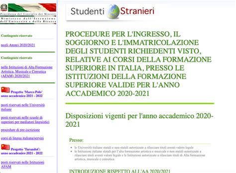 2020/21意大利留学新政发布—预注册流程全解析 - 知乎