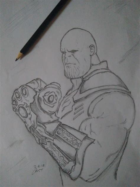 Thanos Drawing at PaintingValley.com | Explore collection of Thanos Drawing