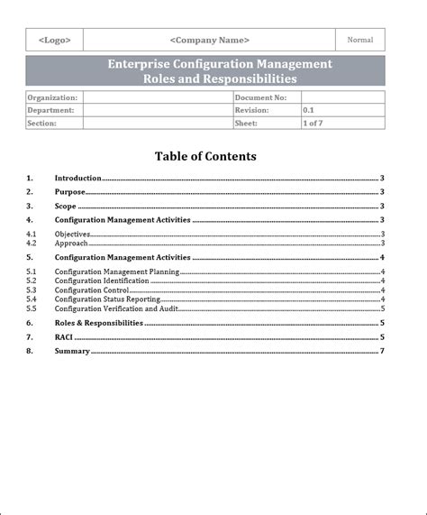 Image result for System Configuration Document Templates