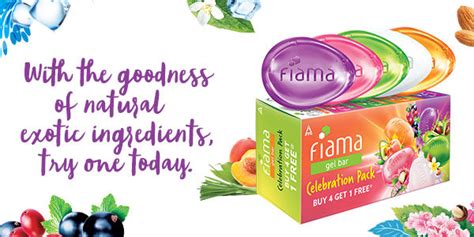 Buy Fiama Bathing Bar - Multi Variant (Buy 4 & Get 1 Free, 125 g each ...
