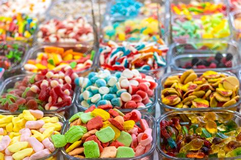 Premium Photo | Candy candy store in a spanish market