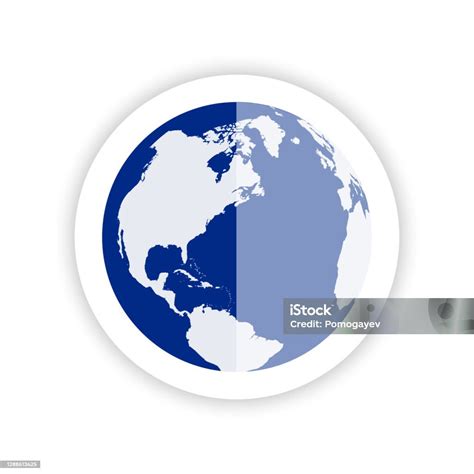 North America Map Globe Stock Illustration - Download Image Now - Abstract, Africa, Blue - iStock