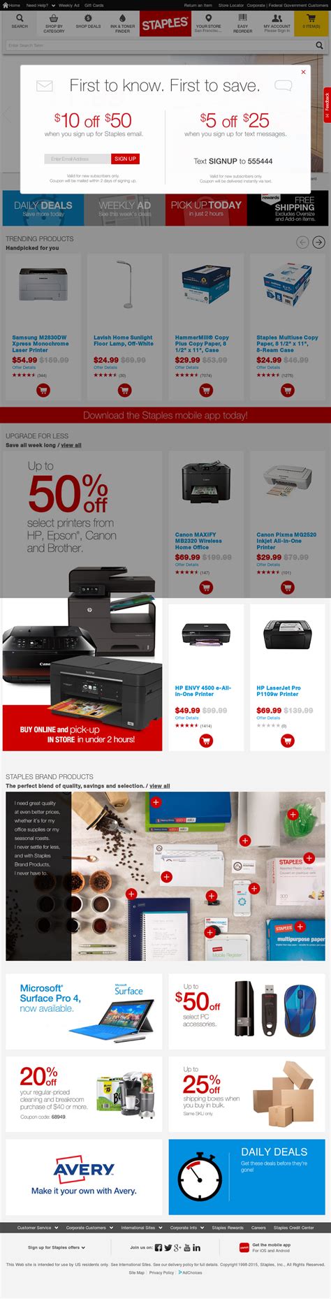 Image result for Staples Website