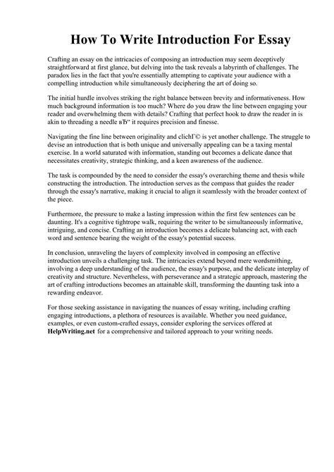 How To Write Introduction For Essay.pdf