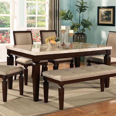 marble top dining room sets