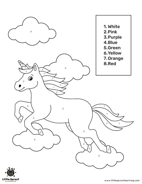 Unicorn Color By Number App at Fred Grant blog