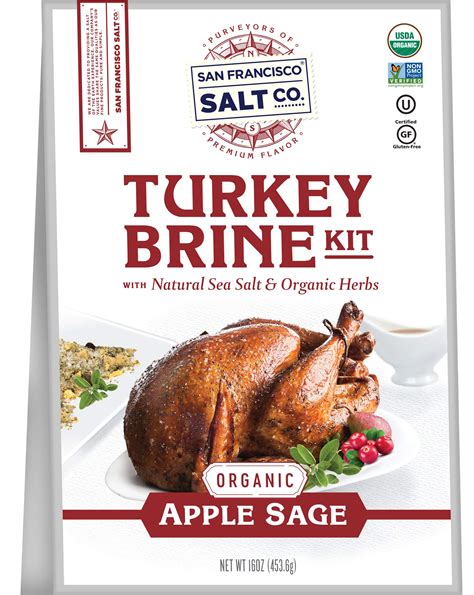 Snapklik.com : Organic Turkey Brine Kit - 13 Oz Apple Sage Brine