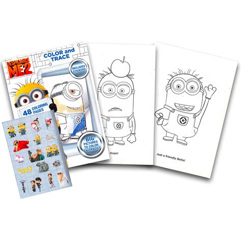 Buy Despicable Me Minions Coloring Book with Stickers ~ over 200 ...