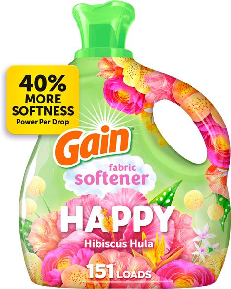 Amazon.com: Gain Liquid Fabric Softener (Fabric Conditioner), Happy ...