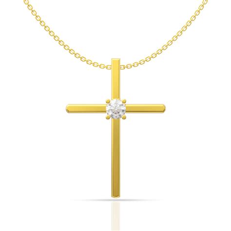 Timeless Faith Sterling Silver Holy Cross Yellow Gold Pendant – Anayra ...