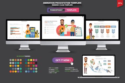 Animation for PowerPoint Presentation 的图像结果