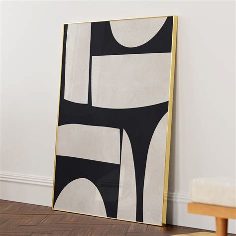Curved Shapes 2 – Bold Minimal Abstract Wall Art | Nook At You
