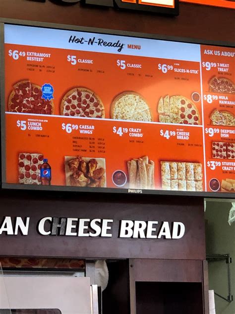 Little Caesars Pizza Menu