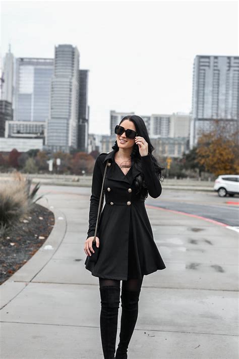 Tips on How to Wear a Black Trench Coat Dress | Dressed to Kill