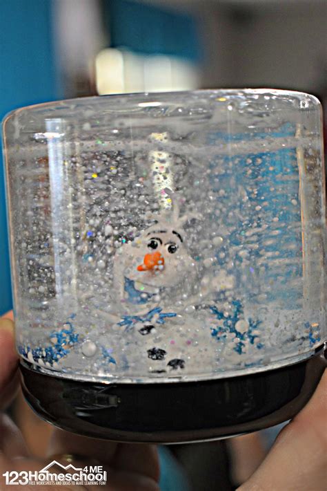 Snow Globe Craft Preschool DIY Snow Globe Ornament Kids Can Make!