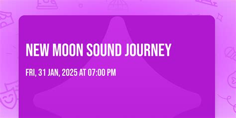 New Moon Sound Journey, Drip Hot Yoga, Caledonia, 31 January 2025 ...