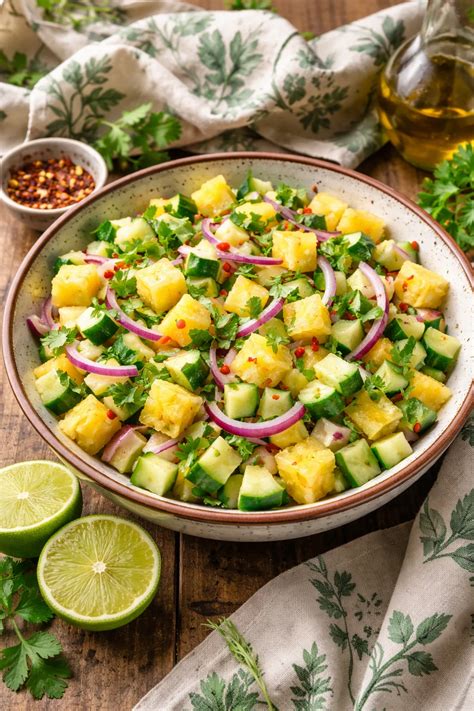 Pineapple Cucumber Salad