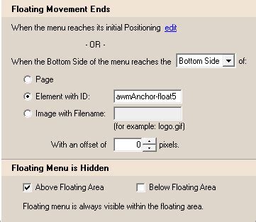 How Link a Page to a Floating Menu Using HTML Code in a Web Page 的图像结果