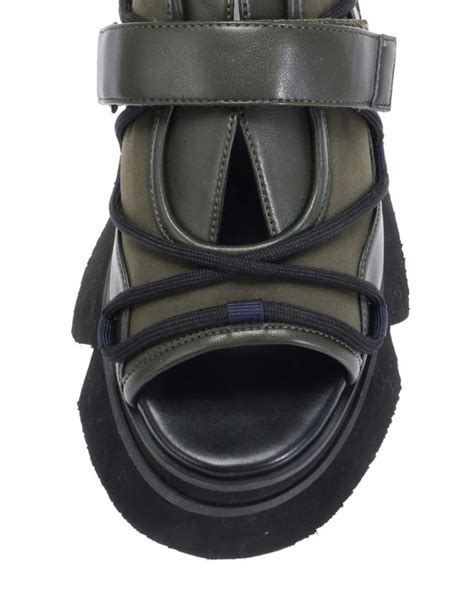 UN3D. WAVE CODE VOLUME SOLE SANDAL -KHAKI- | Chapel