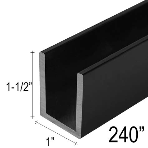 [CU1X1.5-240] Commercial U-Channel - 1 X 1-1/2" (240") – Grey Goat Hardware