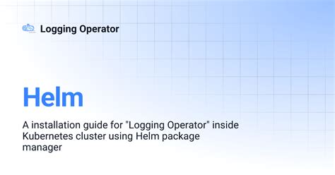 Helm | Logging Operator