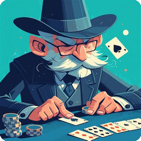 Latino elderly man playing cards | Premium AI-generated vector
