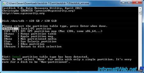 TestDisk Tutorial Partition 的图像结果